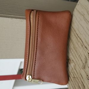 Leather coin purse